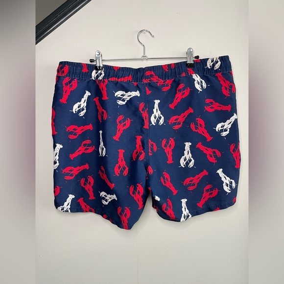 Men’s Sperry Red White And Blue Lobster Swim Shorts Trunks Beach Pool Summer XL - Picture 4 of 8